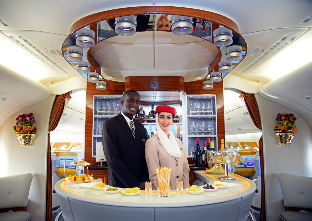 Emirates First | Onboard Bar