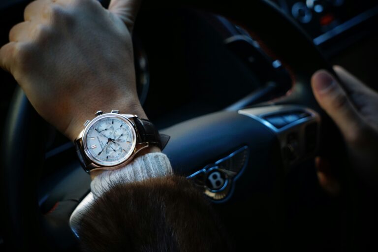 Luxury Watch representing the freedom of having time